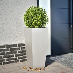 Jardini&egrave;re 35x35x75 cm acier inoxydable