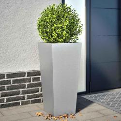 Jardini&egrave;res 2 pcs 35x35x75 cm acier galvanis&eacute;