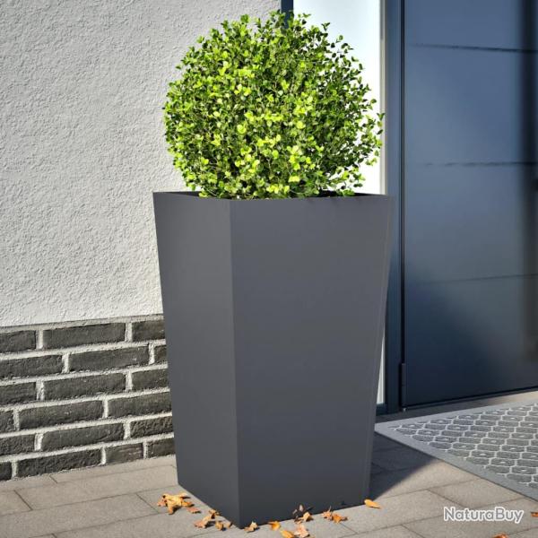 Jardini�res 2 pcs anthracite 45x45x75 cm acier