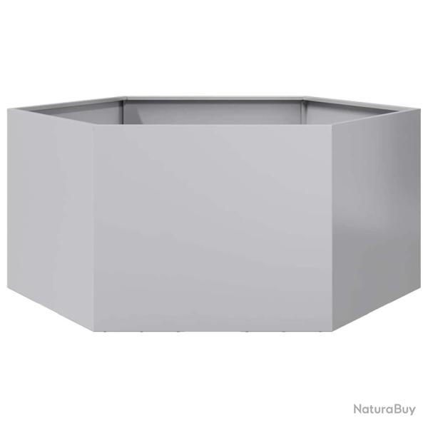 Jardini�re hexagone 104x90x45 cm acier galvanis�