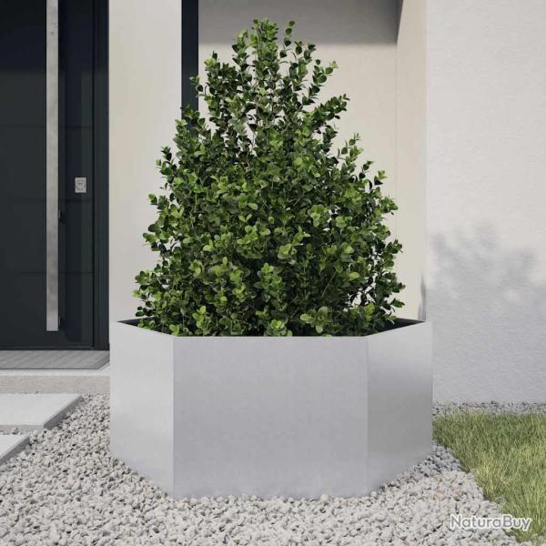 Jardini�re hexagone 104x90x45 cm acier galvanis�