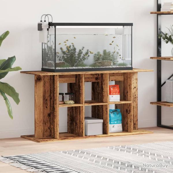 Support pour aquarium vieux bois 120x40x60 cm bois d'ing�nierie