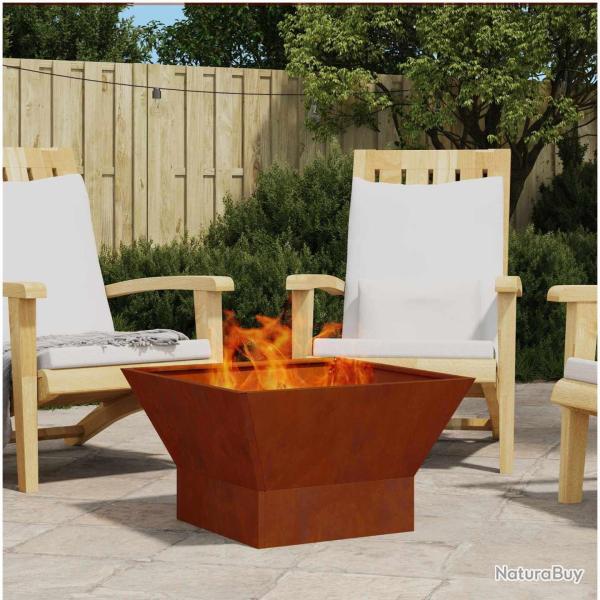 Boule de feu Rouill� 60 x 60 x 35 cm Acier patin�