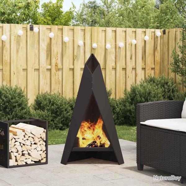 Boule de feu Noir 58 x 40 x 100 cm Acier patin�