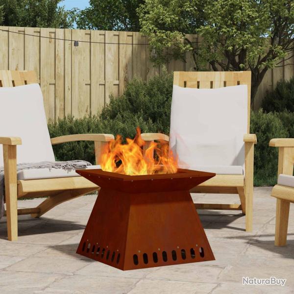 Boule de feu Rouill� 48 x 48 x 40 cm Acier patin�