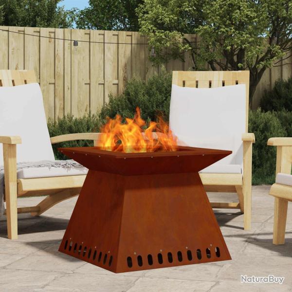 Boule de feu Rouill� 60 x 60 x 50 cm Acier patin�