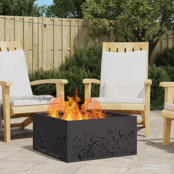 Boule de feu Noir 60 x 60 x 30 cm Acier patin�