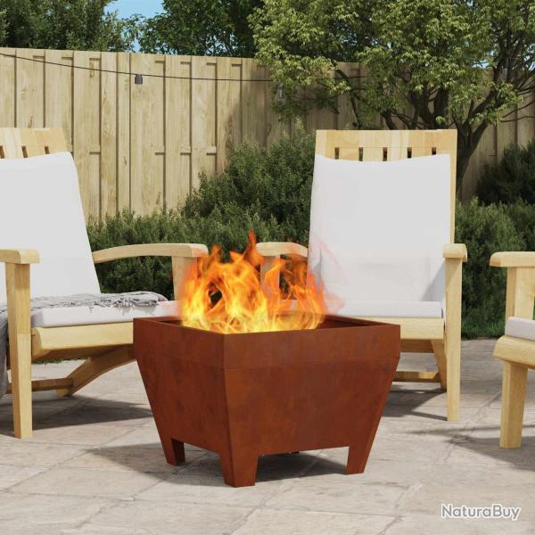 Boule de feu Rouill� 50 x 50 x 38 cm Acier patin�