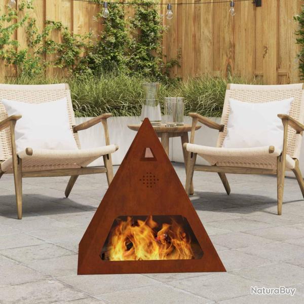 Brasero Rouill� 50 x 50 x 51 cm Acier patin�