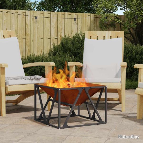 Boule de feu Rouill� 50 x 50 x 35 cm Acier patin�