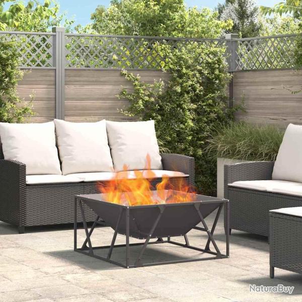 Boule de feu Noir 80 x 80 x 40 cm Acier patin�