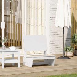 Chaise de blanc 60x64x70,5 cm bois de pin massif