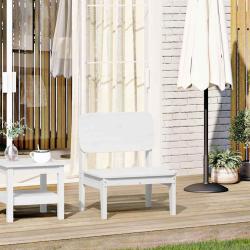 Chaise de blanc 60x52,5x72 cm bois de pin massif