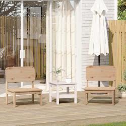 Chaises de lot de 2 60x52,5x72 cm bois massif de pin