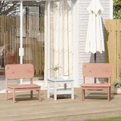 Chaises de lot de 2 60x52,5x72 cm bois massif de douglas