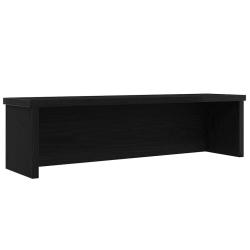 &Eacute;tag&egrave;re de cuisine empilable noir 50x15x16 cm bois d'ing&eacute;nierie