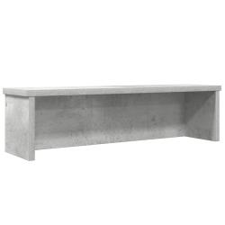 &Eacute;tag&egrave;re de cuisine empilable gris b&eacute;ton 50x15x16 cm