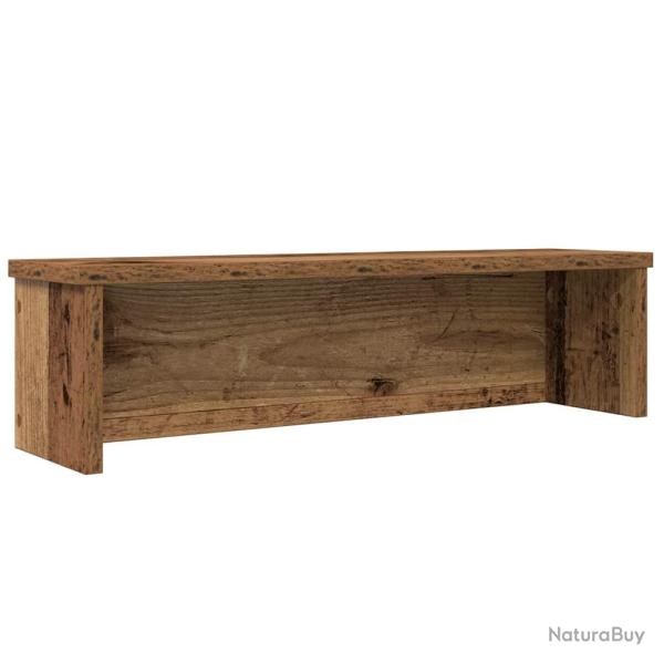 �tag�re de cuisine empilable vieux bois 50x15x16 cm