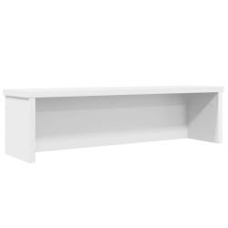 &Eacute;tag&egrave;re de cuisine empilable blanc 60x15x16cm bois d'ing&eacute;nierie