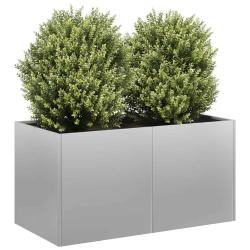 Jardini&egrave;re 80x40x40 cm acier galvanis&eacute;