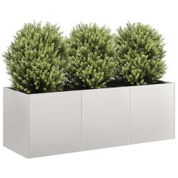 Jardini&egrave;re 120x40x40 cm acier inoxydable