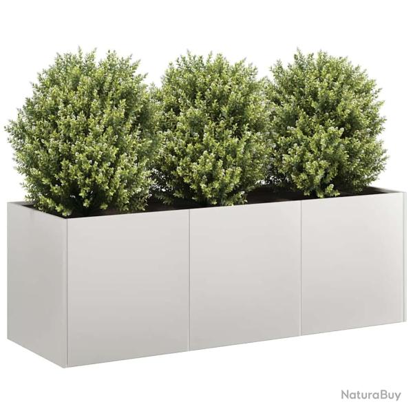 Jardini�re 120x40x40 cm acier inoxydable