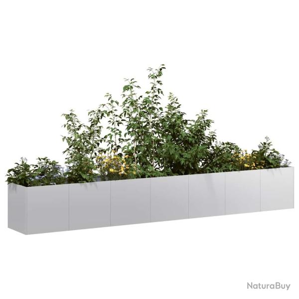 Jardini�re 280x40x40 cm acier galvanis�