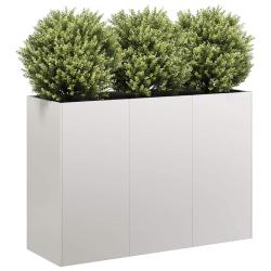 Jardini&egrave;re 120x40x80 cm acier inoxydable