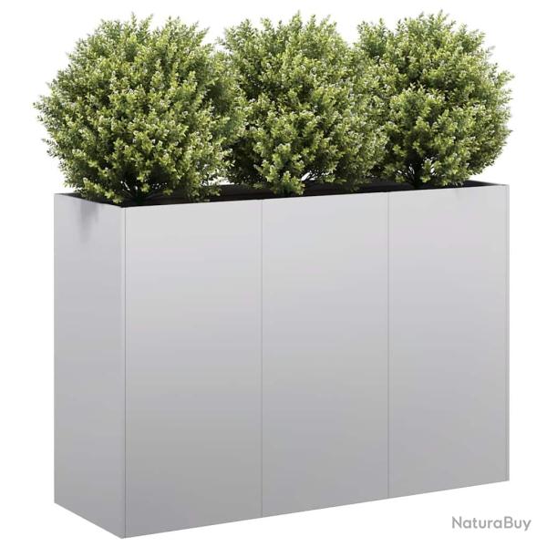 Jardini�re 120x40x80 cm acier galvanis�