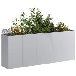 Jardini&egrave;re 200x40x80 cm acier galvanis&eacute;