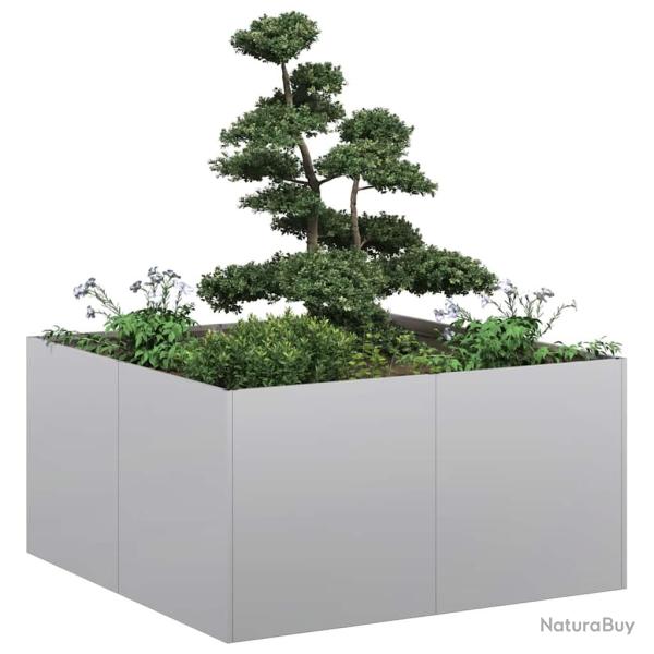 Jardini�re 80x80x40 cm acier galvanis�