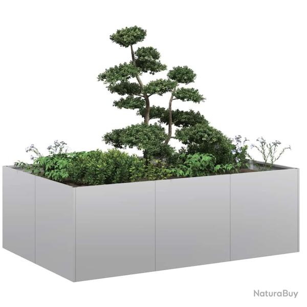 Jardini�re 120x80x40 cm acier galvanis�