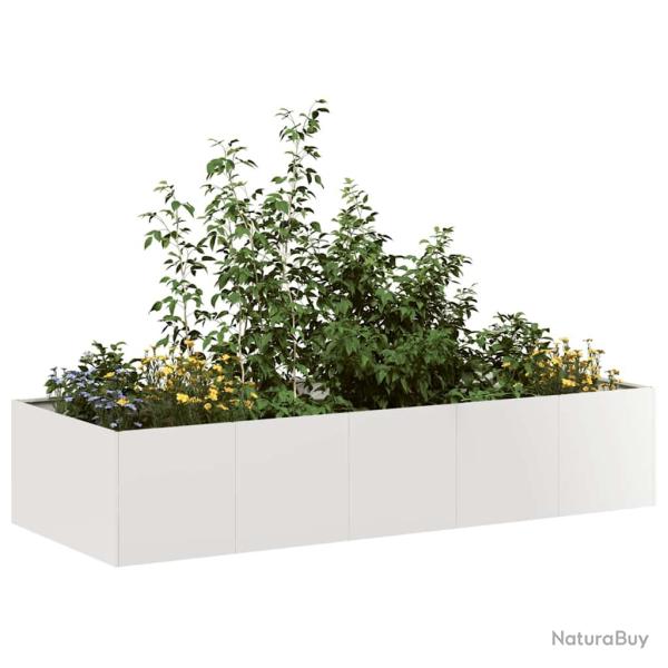 Jardini�re 200x80x40 cm acier inoxydable