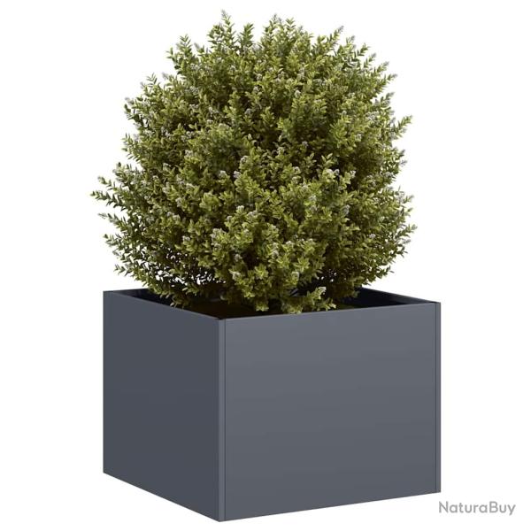 Jardini�re anthracite 40x40x30 cm acier
