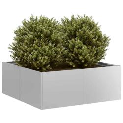 Jardini&egrave;re 80x80x30 cm acier galvanis&eacute;