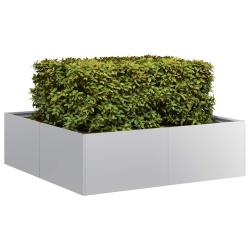 Jardini&egrave;re 100x100x30 cm acier galvanis&eacute;
