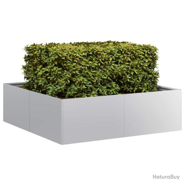 Jardini�re 100x100x30 cm acier galvanis�