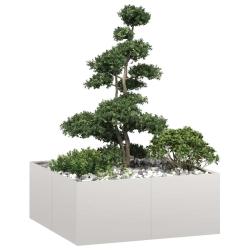 Jardini&egrave;re 100x100x40 cm acier inoxydable