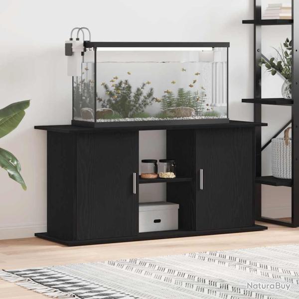 Support d'aquarium ch�ne noir 121x41x58 cm bois d'ing�nierie