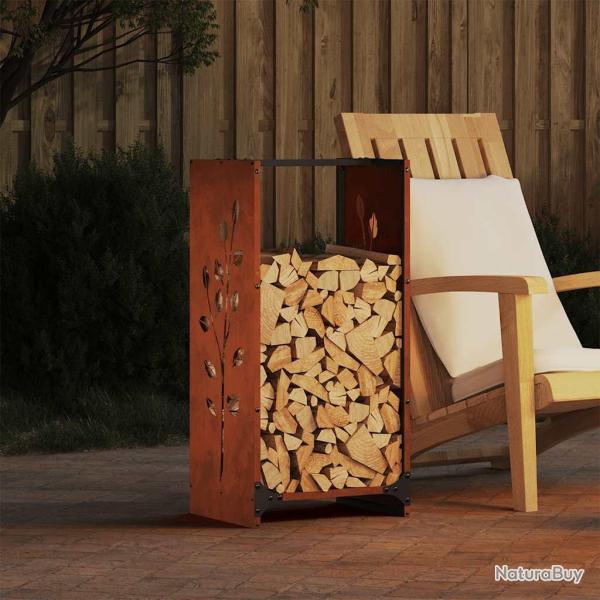 �tag�re � bois 40x30x80 cm acier r�sistant aux intemp�ries