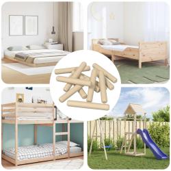 Chevilles en bois 12000 pcs Marron Bois massif