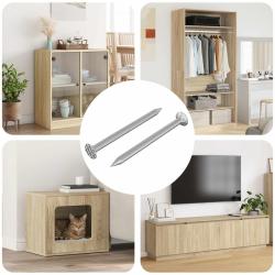 Clous pour Bois 2 pcs Argent&eacute; &Oslash; 3 x 15 mm M&eacute;t??