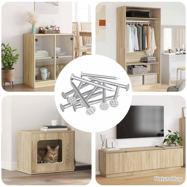 Clous pour Bois 100000 pcs Argent� M�t??