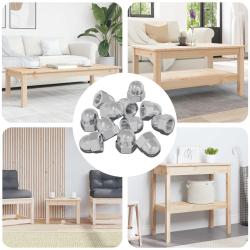Noix hexagonale Acorn 12 pcs Argent&eacute; m8 M&eacute;t??