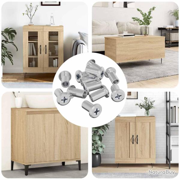 Ecrou de verrouillage 3673 pcs Argent� Acier