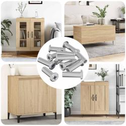 Ecrou de verrouillage 2857 pcs Argent&eacute; Acier