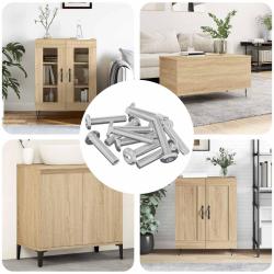 Vis de verrou Uni 2647 pcs Argent&eacute; Acier