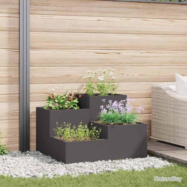 Cache-pot de Noir 100 x 100 x 60 cm Acier