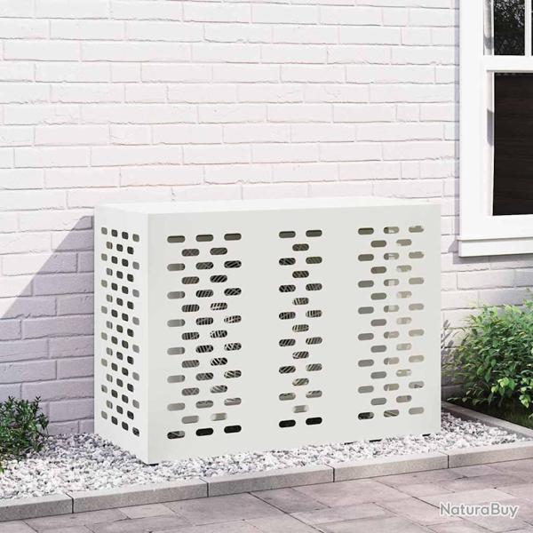 Housse de climatiseur Blanc 110 x 50 x 80 cm