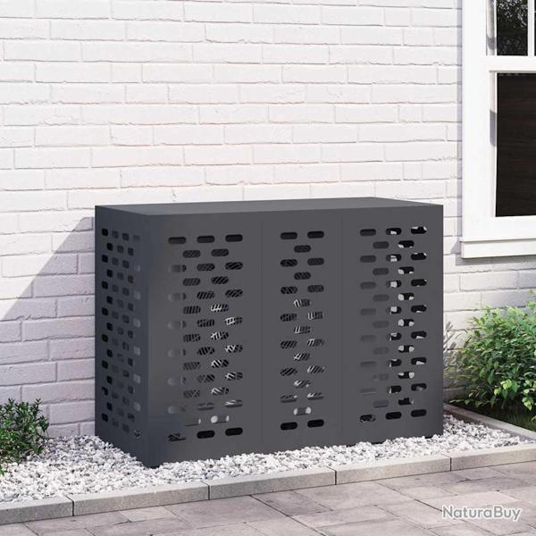 Housse de climatiseur Anthracite 110 x 50 x 80 cm